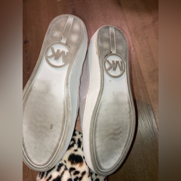 Michael Kors KEATON SLIP ON LASERED SUEDE Women’s Pink Slip-On Sneakers … - Picture 8 of 10